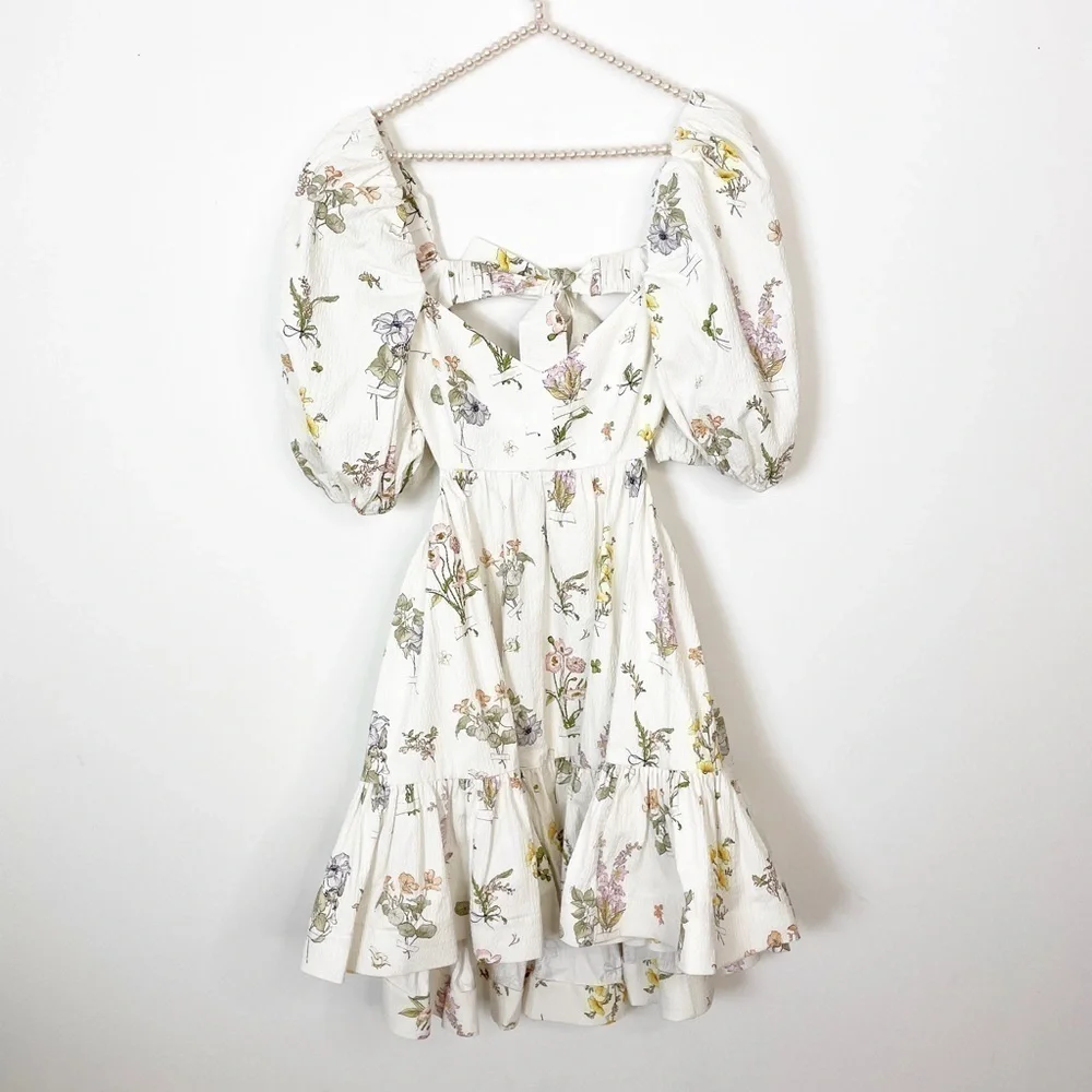 Zimmermann Jeannie Floral Open Back Dress - Picture 4 of 8